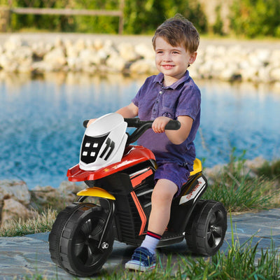 6V 3-Wheel Electric Ride-On Motorcycle Trike for Kids