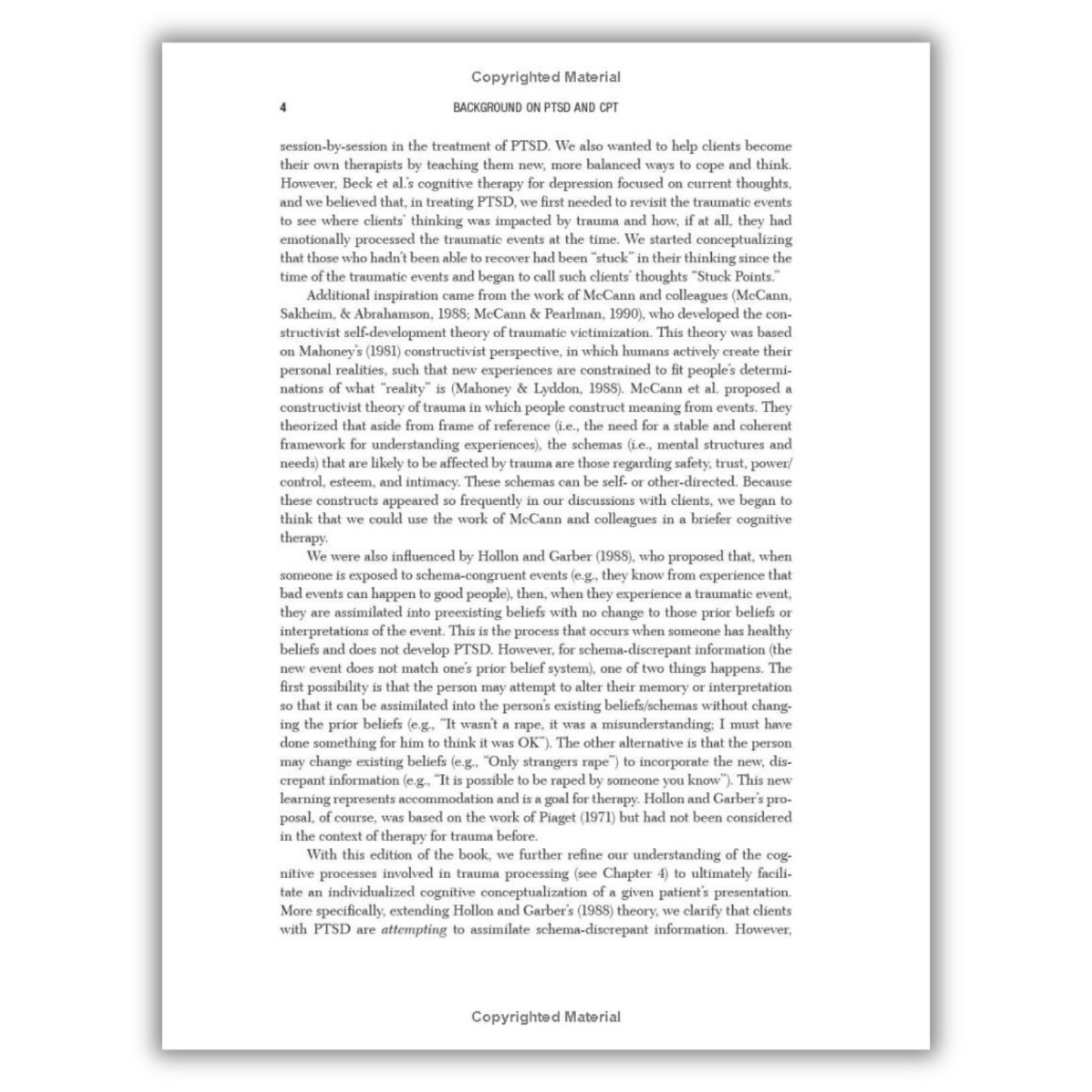 Cognitive Processing Therapy for PTSD: A Comprehensive Manual (Spiral Bound) - Korvel