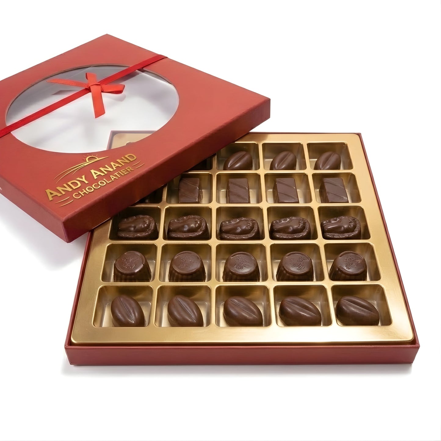 Andy Anand 24 pcs Sugar Free Vegan Dark Chocolate Truffles