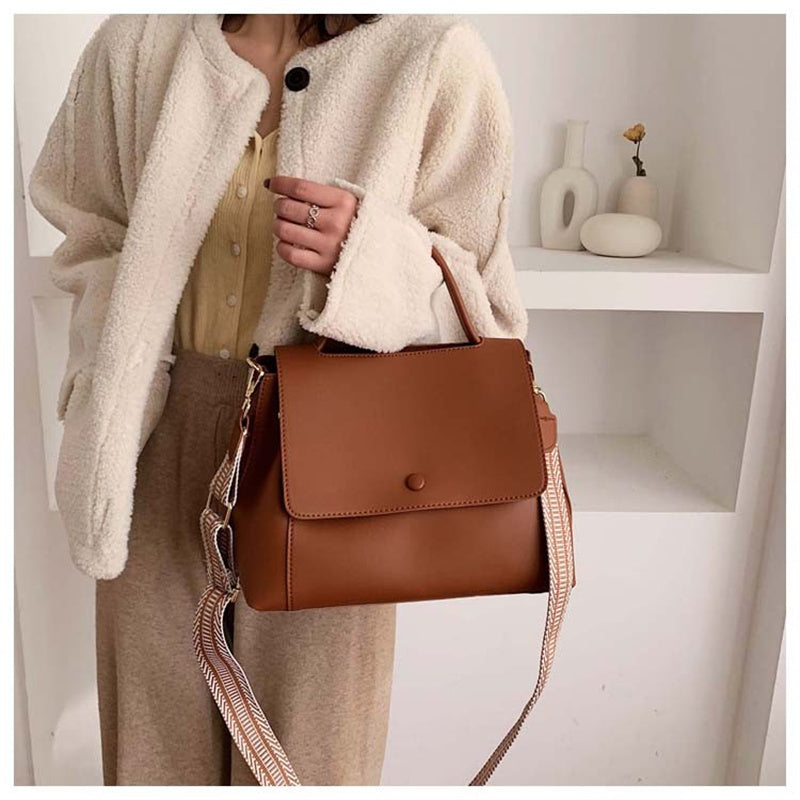 Bolso Cruzado de Ante Sintético Elegante para Mujeres