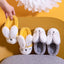 Zapatillas de Conejo de Dibujos Animados Acogedoras para Niños y Adultos