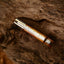 Custom Handcrafted Damascus Steel EDC Folding Knife | 3-Inch Blade, Olive Wood Grip, Leather Sheath | Perfect Gift - Korvel