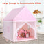 Gbruno Kids Play Tent - Large Fairy Castle Playhouse in Pink