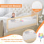 59 Inch Folding Baby Bed Rail Guard - Beige
