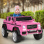 Voiture électrique pour enfants Mercedes-Benz sous licence 12V - Rose