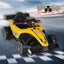12V Kids Electric Formula Racing Car with Remote Control - Yellow
