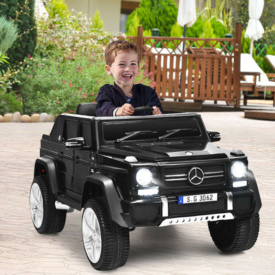 Voiture électrique pour enfants Mercedes-Benz sous licence 12V - Noir