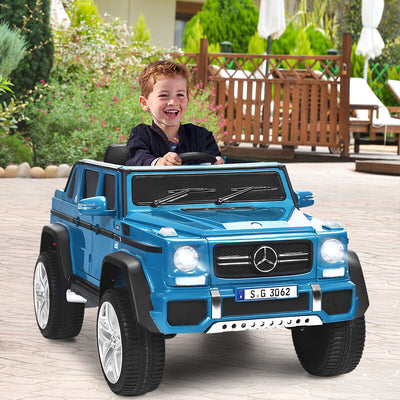 Voiture électrique pour enfants Mercedes-Benz sous licence 12V - Marine