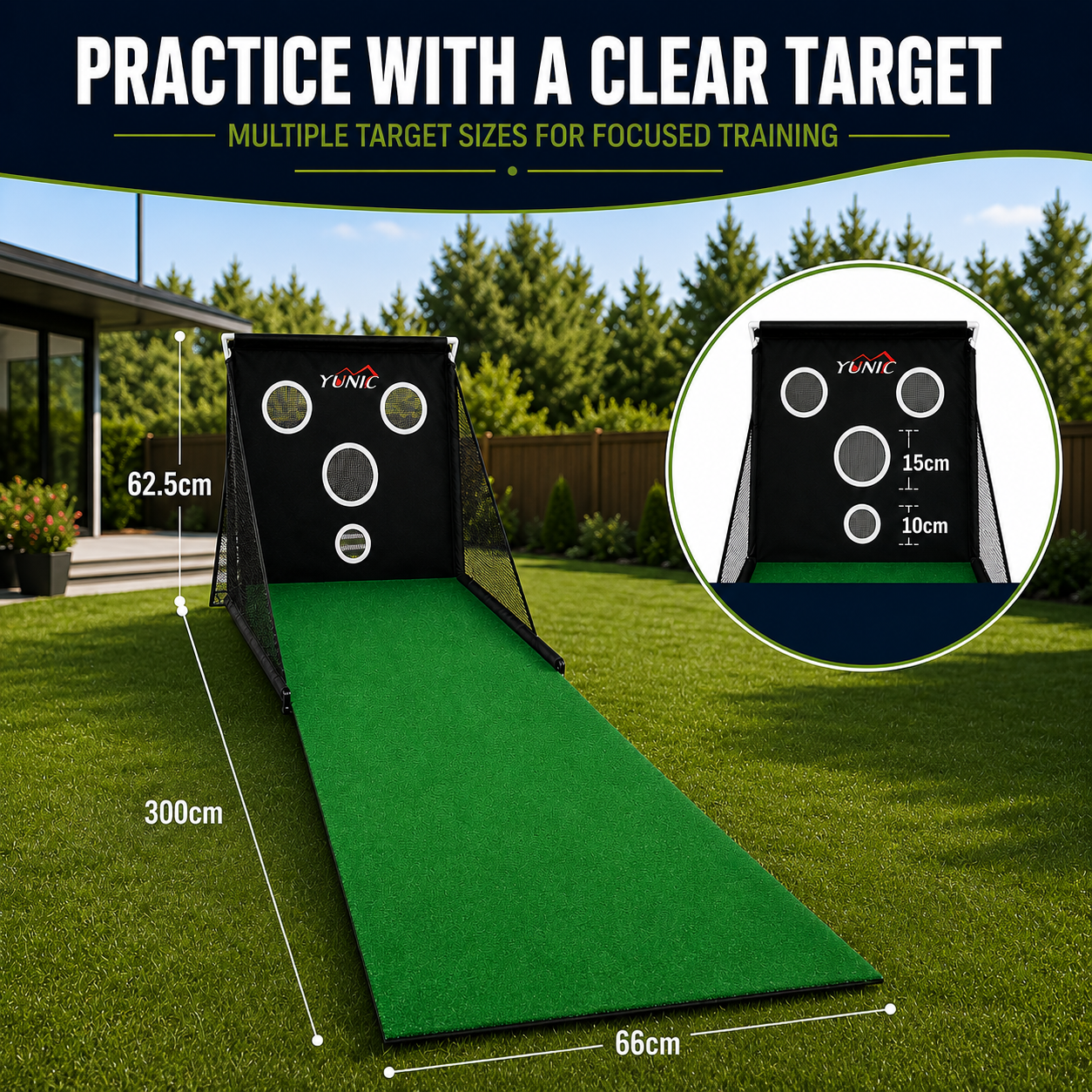 Portable Golf Chipping Practice Net for All Skill Levels