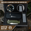 Premium Pioneer Folding Pocket Knife Gift Set - Silver & Green - Korvel