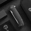 Ultimate Pathfinder Folding Pocket Knife Gift Set for Adventurers (Black & Silver) - Korvel