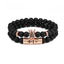 Ensemble de Bracelets en Pierre de Lave et Perles de Zircon Cubique pour Hommes et Femmes
