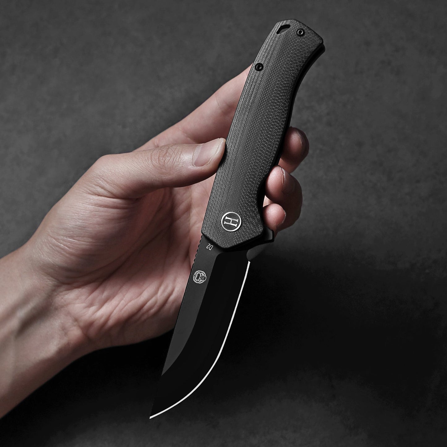 The Pathfinder Folding Pocket Knife Giftset for Men and Women (Black and Blue) - Korvel