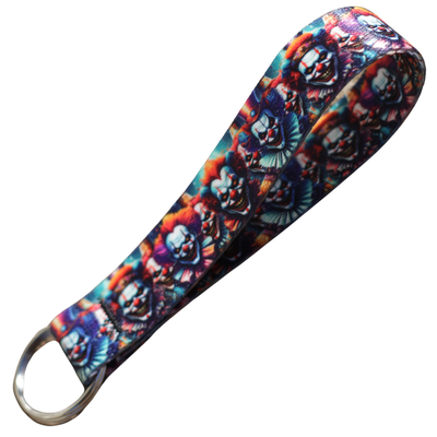 Evil Clowns Keychain Wrist Lanyard - Korvel