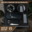 The Clip Point Folding Pocket Knife Giftset for Men and Women (Silver and Black) - Korvel