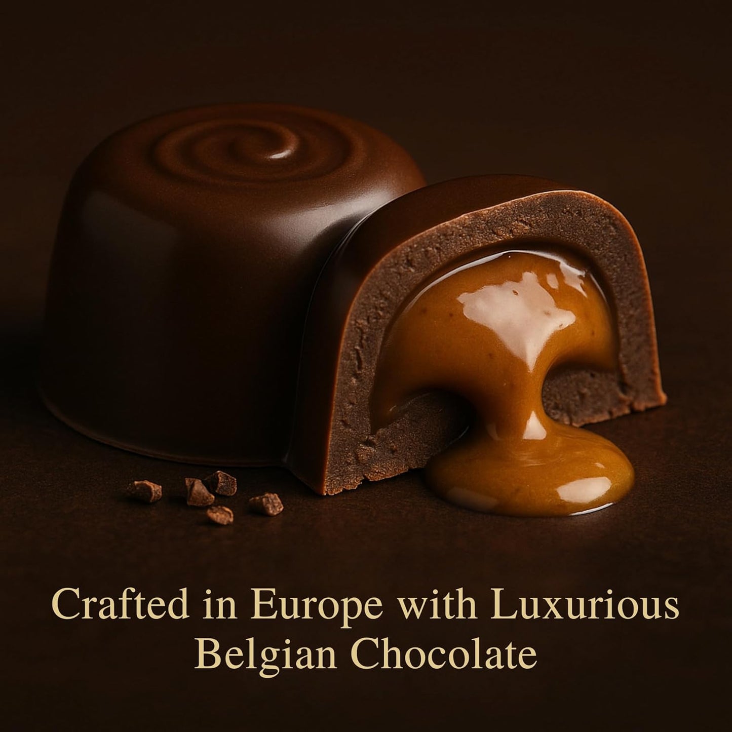 Trufas de Chocolate Belga Sin Azúcar Andy Anand - 24 Piezas Variadas