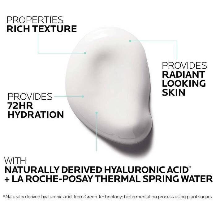 Crème Visage Riche Hydraphase HA La Roche-Posay 1,69 oz