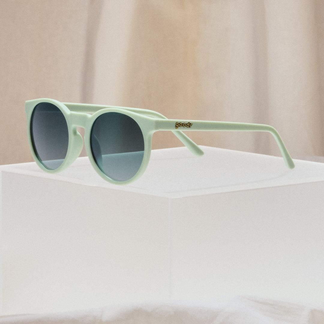 Sage Green Circle G Polarized Sunglasses for Plant Lovers - Korvel
