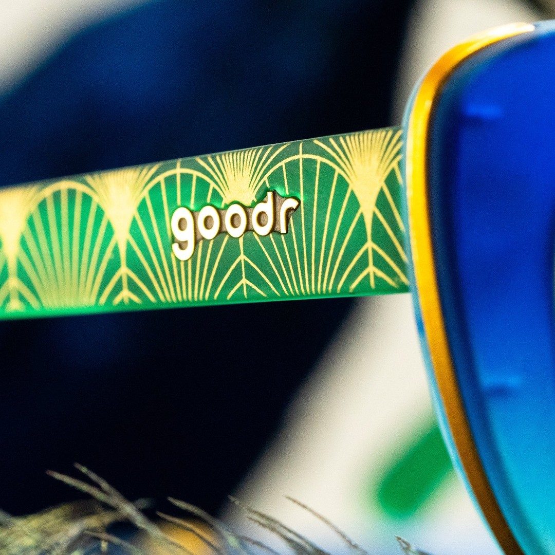 "Rhonda's Peacock Paradise" Glam G Polarized Sunglasses - Korvel