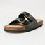 Sandalias deslizantes de doble hebilla ajustables premium para mujeres