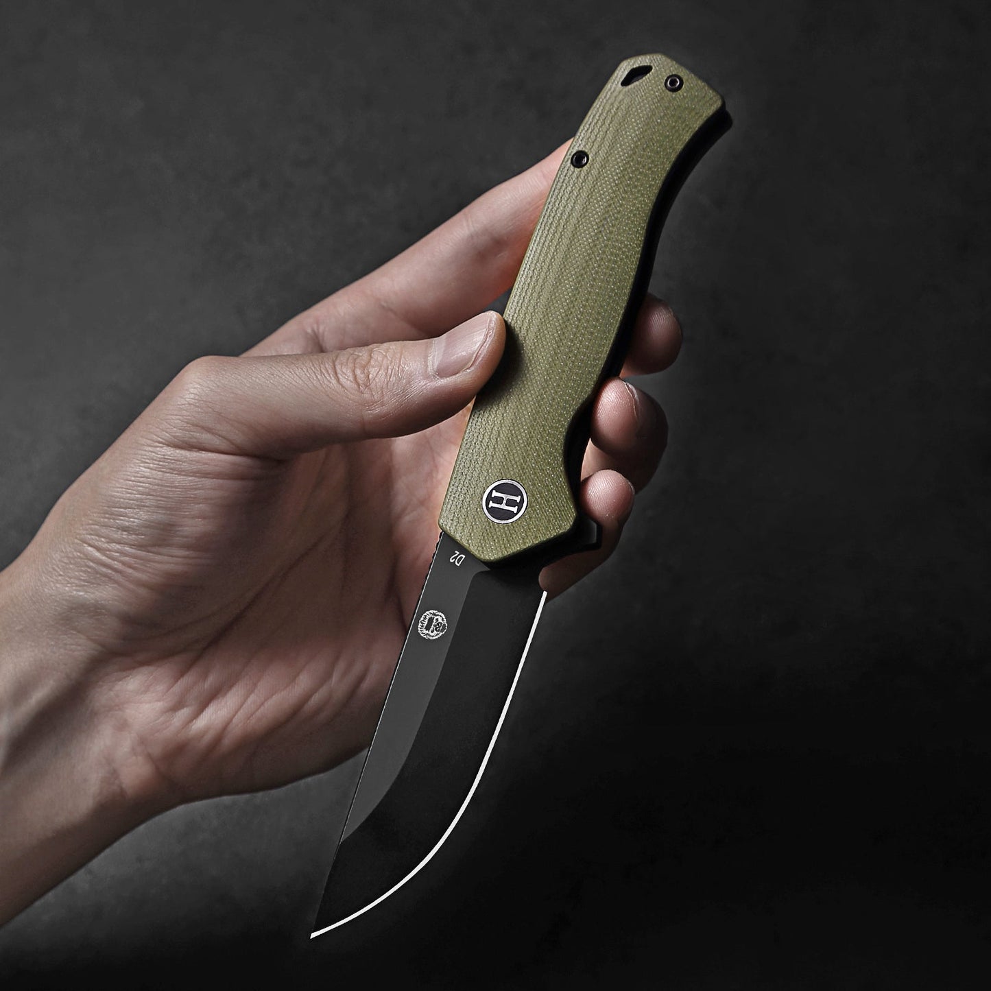 Ultimate Pathfinder Folding Pocket Knife Gift Set for Adventurers (Green & Silver) - Korvel