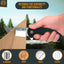 The Pioneer Folding Pocket Knife Giftset for Men and Women (Silver and Black) - Korvel