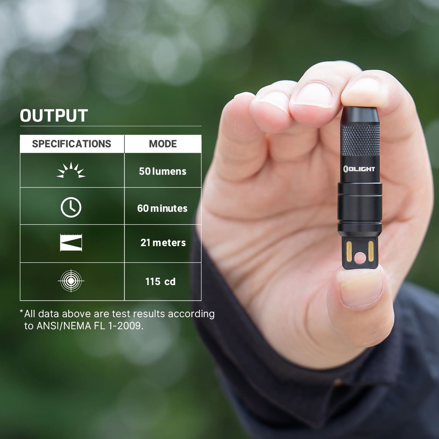 Olight iMini 2 Lampe de poche mini rechargeable magnétique