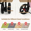 Poussette double 4-en-1 pour animaux avec transporteur détachable - Rose