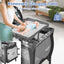 Centre de Nurserie Portable 4 en 1 avec Boîte à Musique - Gris