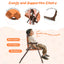 4-Piece Kids Picnic Set with Adjustable Umbrella and Folding Chairs