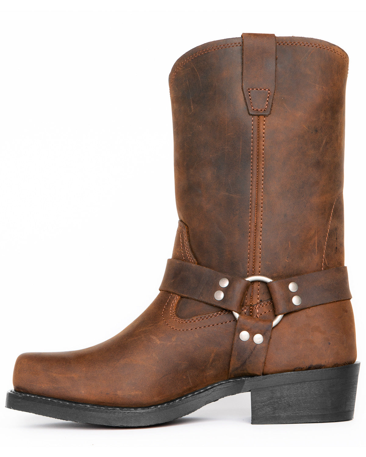 Botas Cortas de Moda para Hombres con Tacón Cuadrado