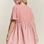 Charming Round Neck Half Sleeve Babydoll Dress