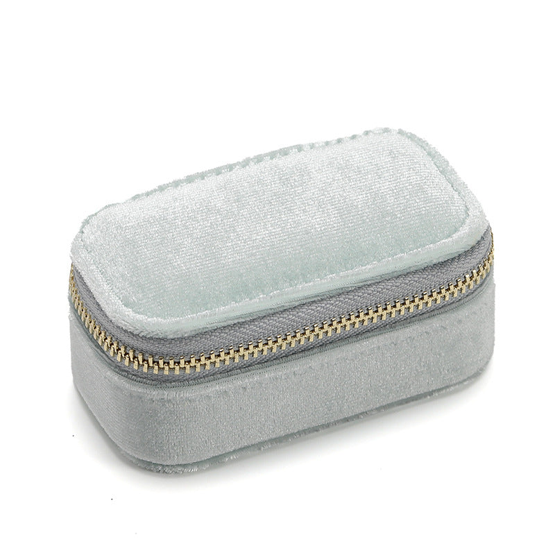 Velvet Travel Jewelry Storage Box - Portable and Stylish