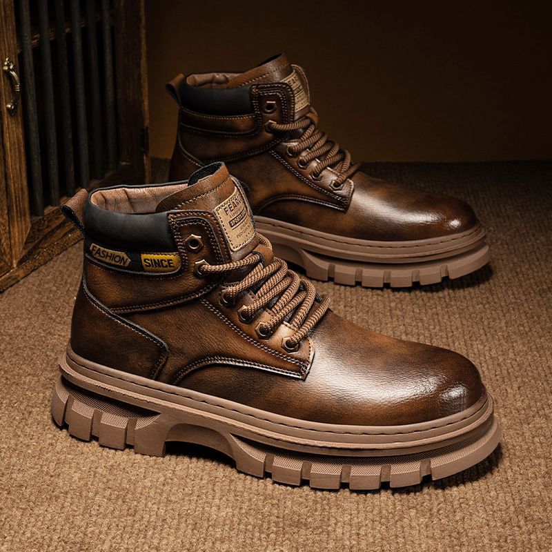 Trendy High Top Martin Boots for Men