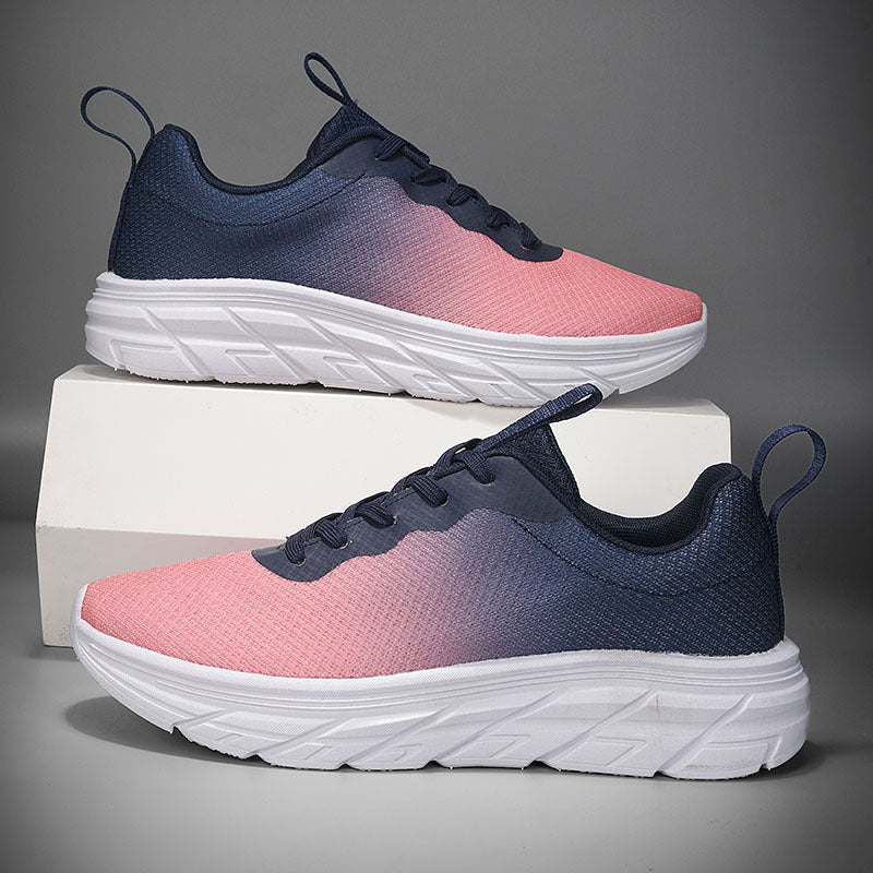 Men's Breathable Platform Sneakers for Travel and Sports