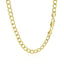 5.3mm 10k Yellow Gold Curb Chain Necklace