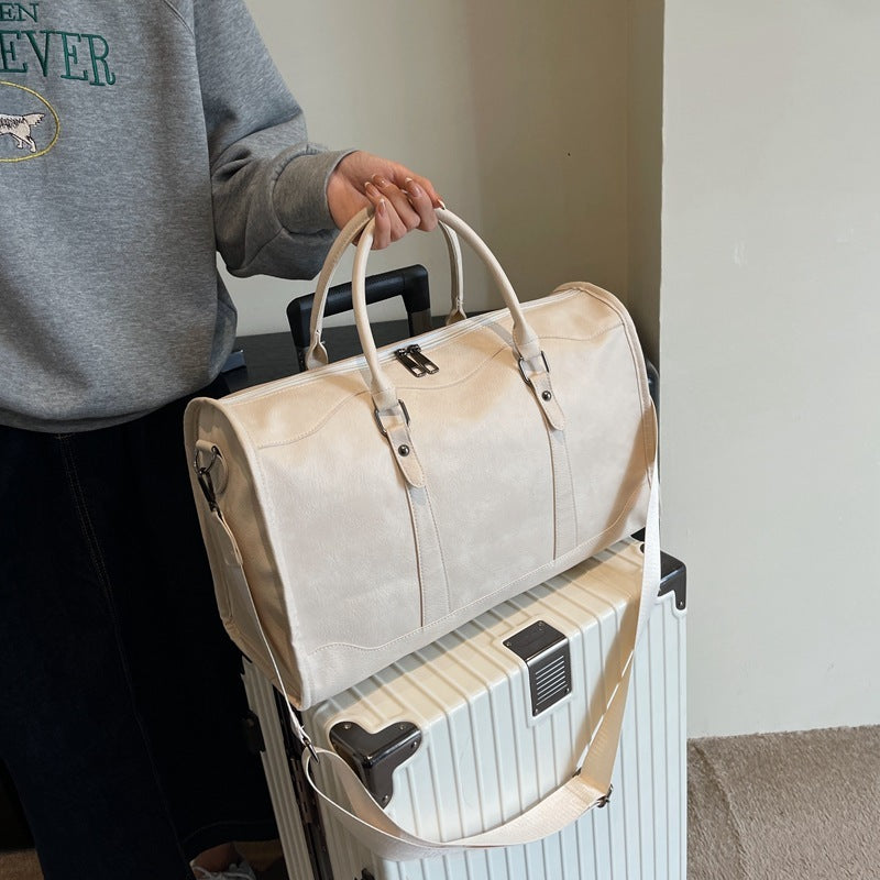 Premium Women's Fitness Travel Handbag - Large Capacity