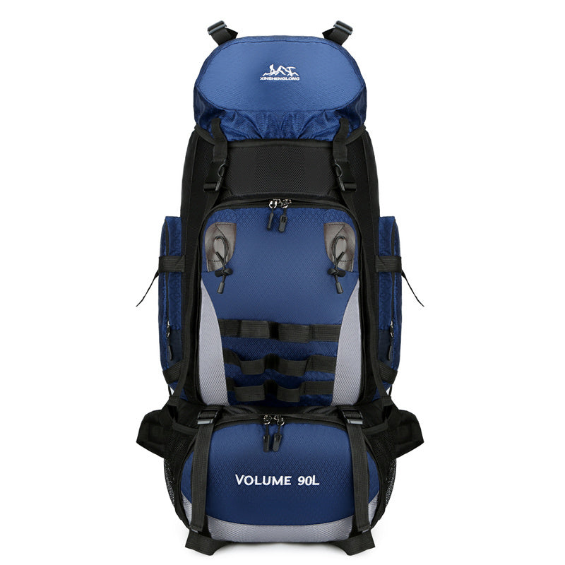 90L Large Capacity Outdoor Travel Backpack For Men, Waterproof And Durable Hiking Bag, Cotton Quilt, Luggage, Work Backpack - Korvel