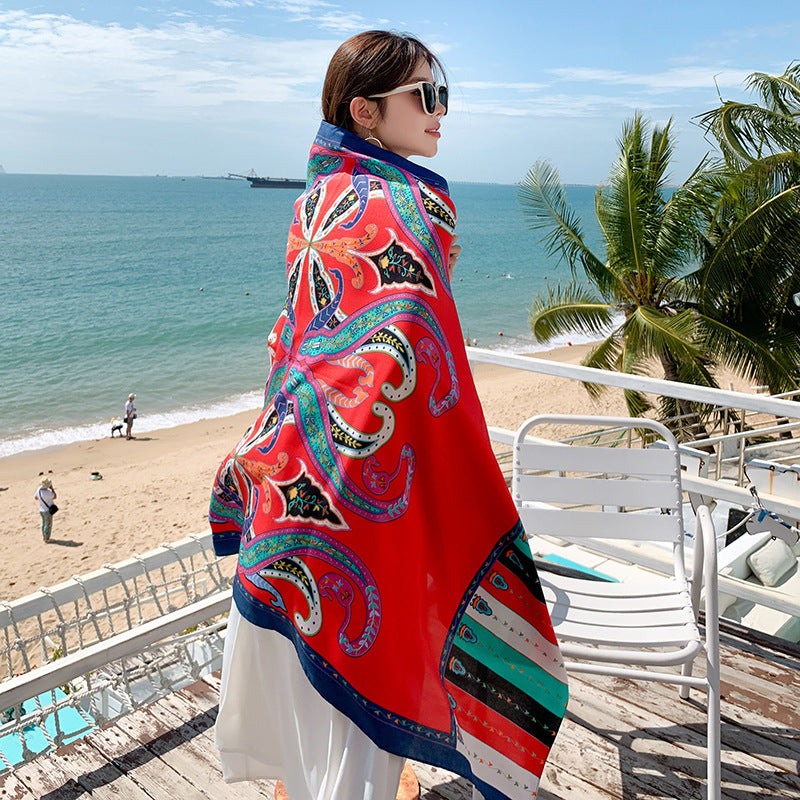 Châle polyvalent anti-UV pour la plage et les voyages