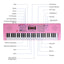 GBruno 61-Key Digital Music Keyboard for Kids