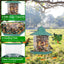 Comedero para Aves Silvestres en Forma de Gazebo Colgante con Gran Capacidad