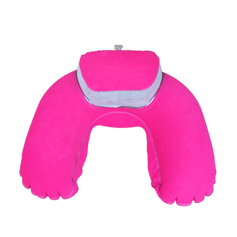Inflatable Two-in-One Travel Pillow Set