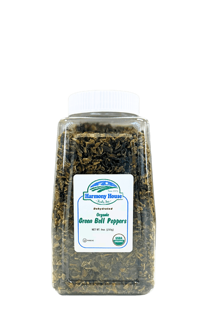Poivron vert séché biologique - Qualité premium