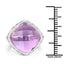 8.40 Carat Genuine Amethyst Sterling Silver Engagement Ring
