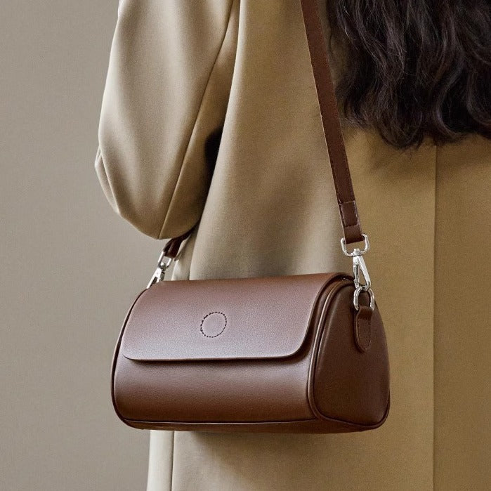 Bolso de mano redondo mini tote para mujeres