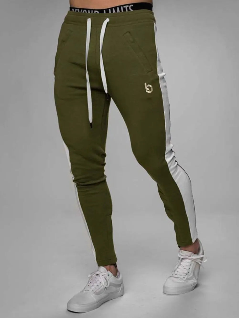 Pantalones Activos con Cordón para Hombre con Contraste