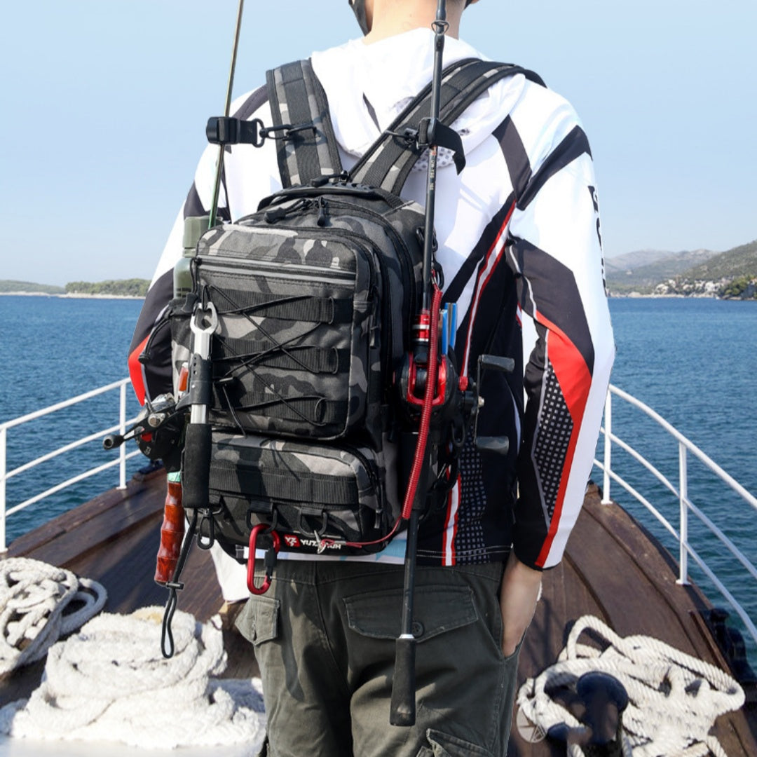 Sac de pêche multifonctionnel étanche pour aventures en plein air