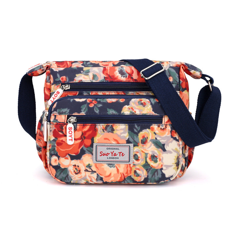 Sac bandoulière imprimé léger pour le voyage et un usage quotidien