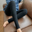 High Waist Stripes Leggings - Winter Warm & Stretchy