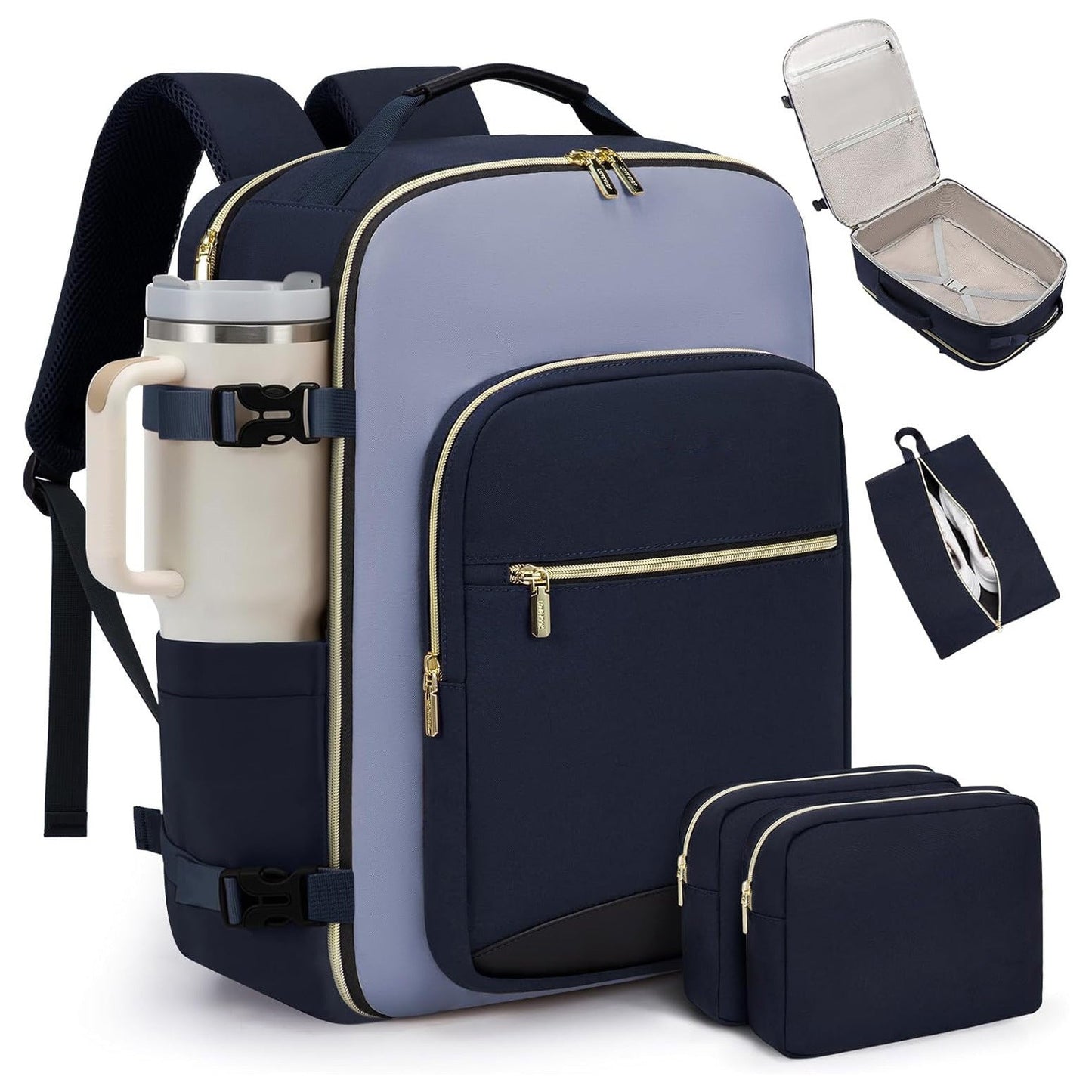 Juego de Equipaje de Mano para Aerolínea con Bolsas Organizadoras